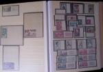 1962- 1966 Ensemble de timbres non dentelés en bord