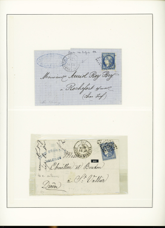 1871-1950 Ensemble de lettres avec de bonnes valeurs