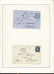 1871-1950 Ensemble de lettres avec de bonnes valeurs