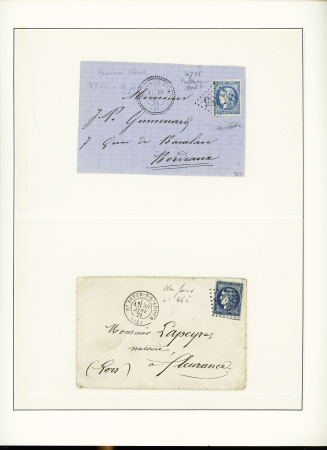 1871-1950 Ensemble de lettres avec de bonnes valeurs