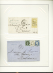 1871-1950 Ensemble de lettres avec de bonnes valeurs