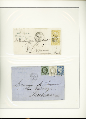 1871-1950 Ensemble de lettres avec de bonnes valeurs