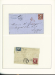 1871-1950 Ensemble de lettres avec de bonnes valeurs