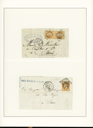 1871-1950 Ensemble de lettres avec de bonnes valeurs
