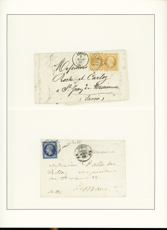 1871-1950 Ensemble de lettres avec de bonnes valeurs