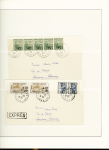 1871-1950 Ensemble de lettres avec de bonnes valeurs