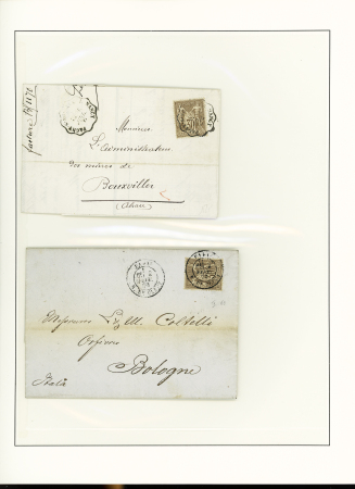 1871-1950 Ensemble de lettres avec de bonnes valeurs