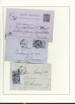1871-1950 Ensemble de lettres avec de bonnes valeurs