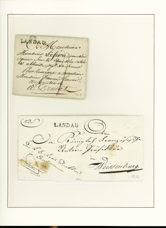 1871-1950 Ensemble de lettres avec de bonnes valeurs