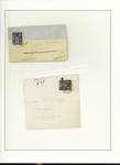 1871-1950 Ensemble de lettres avec de bonnes valeurs