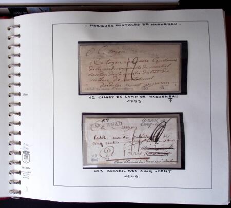 Bas-Rhin : HAGUENAU 1696-1945 Histoire postale d'Haguenau