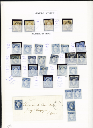 1849-1955, 2 Albums de France neuf et obl, belle rubrique