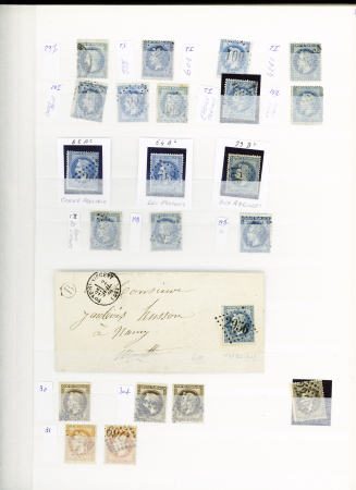 1849-1955, 2 Albums de France neuf et obl, belle rubrique