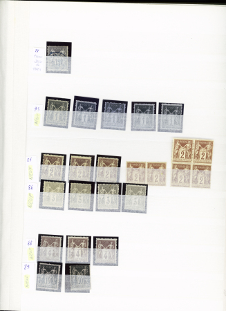 1849-1955, 2 Albums de France neuf et obl, belle rubrique