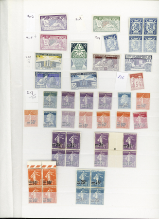 1849-1955, 2 Albums de France neuf et obl, belle rubrique