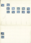 1870 Petit cahier sur le N°45/46 avec retouches et
