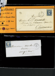 29 plis d Saint Benoist du Sault (marques postales, boites rurales, lettres affranchies). Bel ensemble