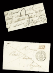 29 plis d Saint Benoist du Sault (marques postales, boites rurales, lettres affranchies). Bel ensemble