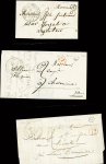 29 plis d Saint Benoist du Sault (marques postales, boites rurales, lettres affranchies). Bel ensemble