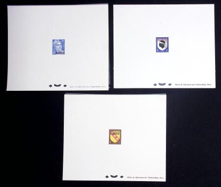 N°225 à 241 (sauf 233) plus n°233a, 243 et 244 en