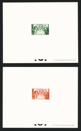 N°276 à 278 U.P.U. en 2 épreuves luxe (n°276 et