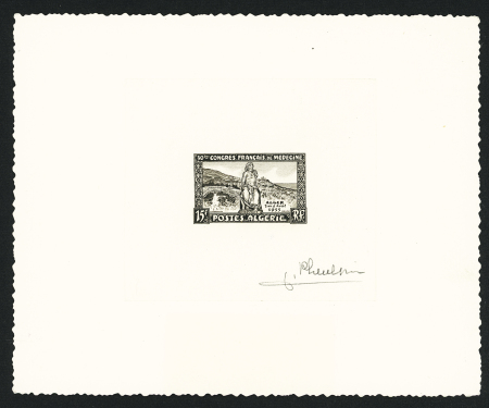 N°326 congrès médecine Alger, 1 épreuve d'artiste