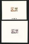 N°338 Leclerc, 1 épreuve d'artiste violette signée Raoul Serres, 