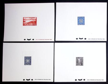 Lot de 37 épreuves de luxe (288-293, 303-306, 329-331,