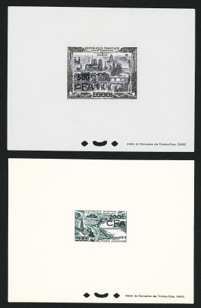 Lot de 3 épreuves de luxe Poste aérienne n°49, 50,