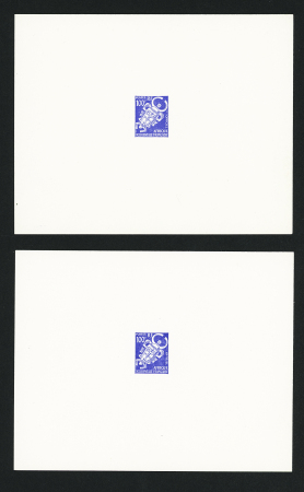 SERVICE n°4 épreuve de couleur en rouge signée,