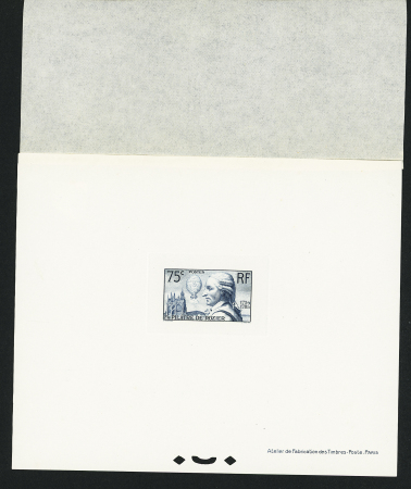 N°313 75c Pilâtre de Rozier en épreuve de luxe, TB
