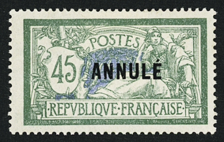 N°143-CI 1 45c vert et bleu type Merson, neuf *, TB