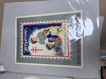 1923-83 Tuberculose : Bel ensemble dont carnets incluant