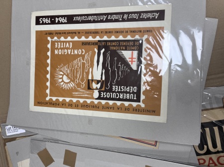 1923-83 Tuberculose : Bel ensemble dont carnets incluant