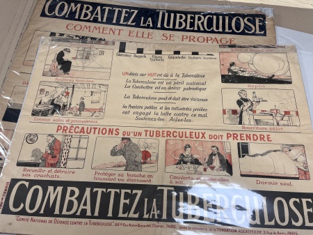1923-83 Tuberculose : Bel ensemble dont carnets incluant
