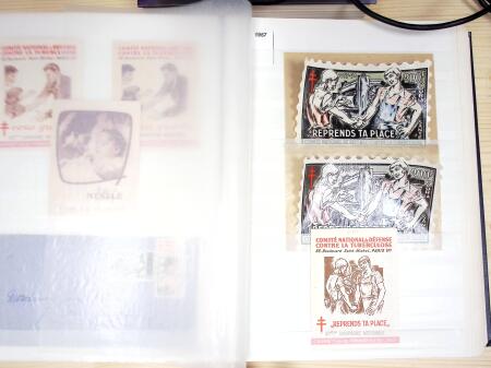 1923-83 Tuberculose : Bel ensemble dont carnets incluant
