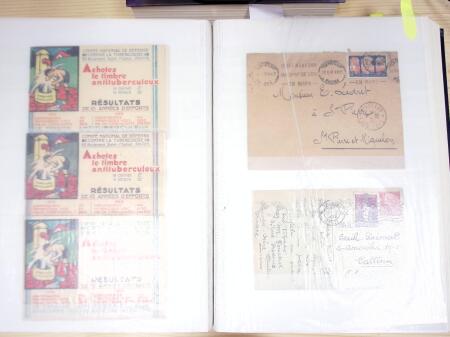 1923-83 Tuberculose : Bel ensemble dont carnets incluant