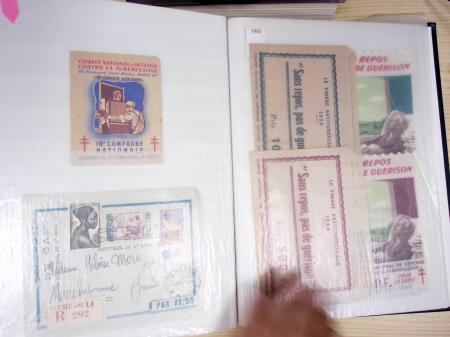 1923-83 Tuberculose : Bel ensemble dont carnets incluant