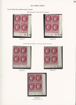 N°373, 2F rose-rouge : epreuve de luxe + 5 blocs de 4 coin daté du Galvano D avec erreur 30.3.41. TB