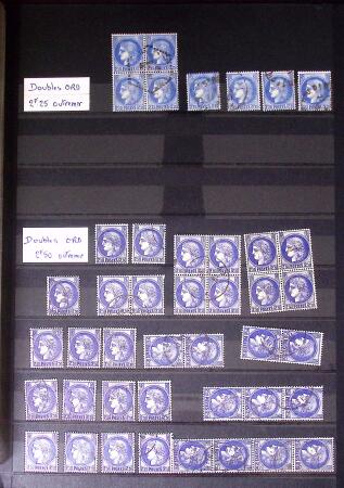 Restant de collection au Type Cérès 1938 - 1942 : timbres