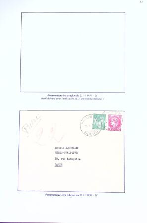 Restant de collection au Type Cérès 1938 - 1942 : timbres