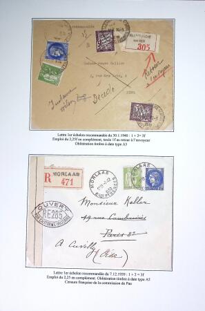 Restant de collection au Type Cérès 1938 - 1942 : timbres