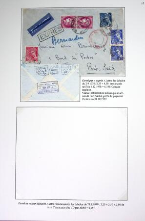 Restant de collection au Type Cérès 1938 - 1942 : timbres