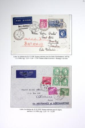 Restant de collection au Type Cérès 1938 - 1942 : timbres