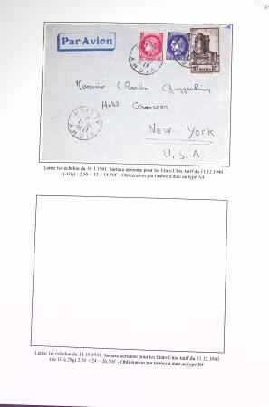 Restant de collection au Type Cérès 1938 - 1942 : timbres