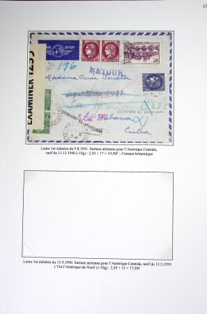Restant de collection au Type Cérès 1938 - 1942 : timbres