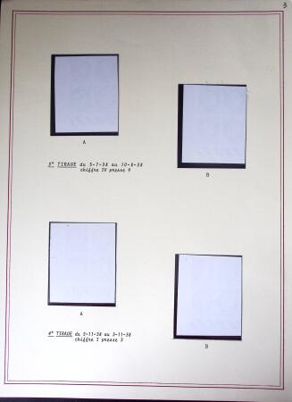 Restant de collection au Type Cérès 1938 - 1942 : timbres