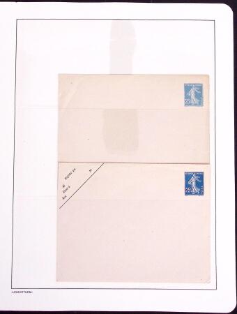1906-1914, Collection sur la Semeuse avec de nombreuses