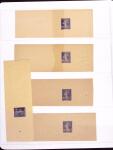 1906-1914, Collection sur la Semeuse avec de nombreuses