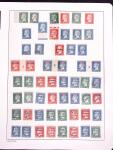 1906-1914, Collection sur la Semeuse avec de nombreuses